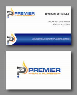 Premier Gas and Plumbing Business Card Design | Business Card Design by aspiremedia