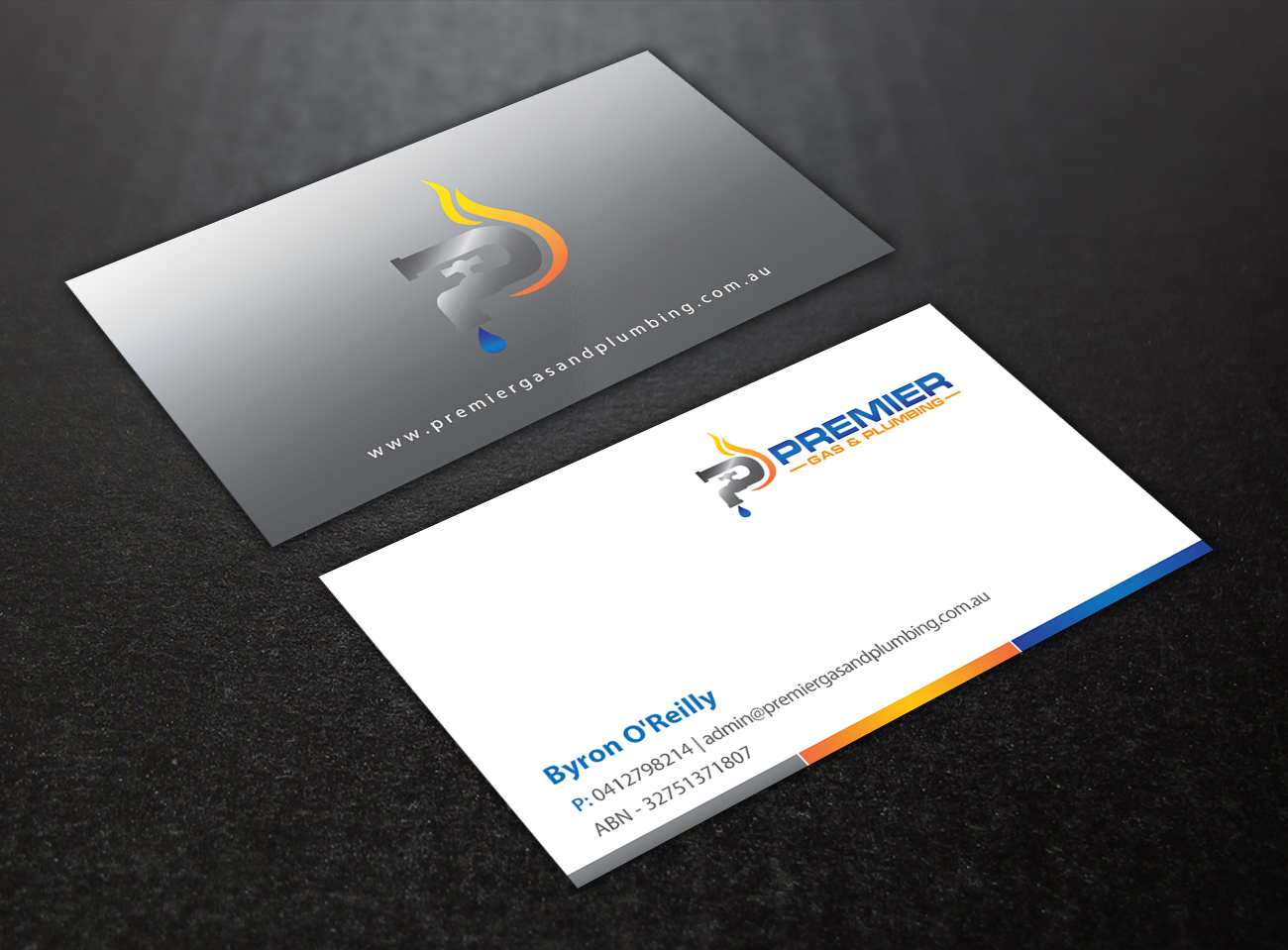 Business Card Design by Brand aid for Premier Gas & Plumbing | Design #21541531