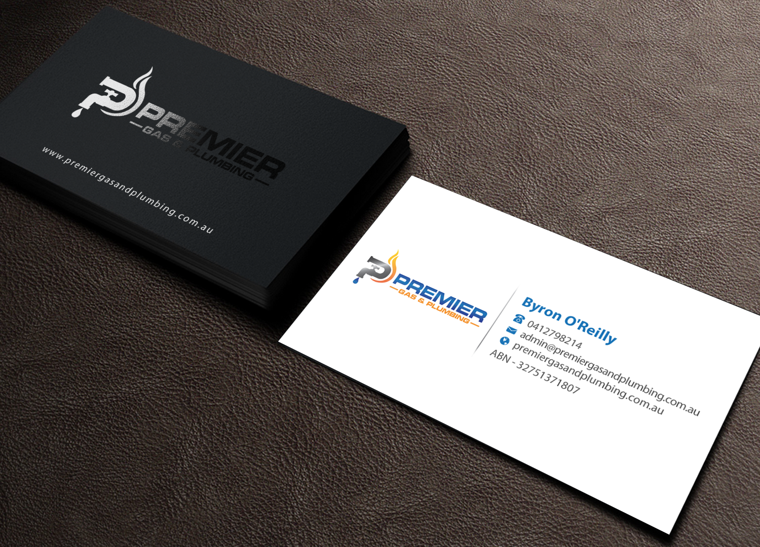 Business Card Design by Brand aid for Premier Gas & Plumbing | Design #21541534
