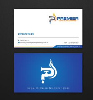 Business Card Design by chandrayaan.creative for Premier Gas & Plumbing | Design: #21542901