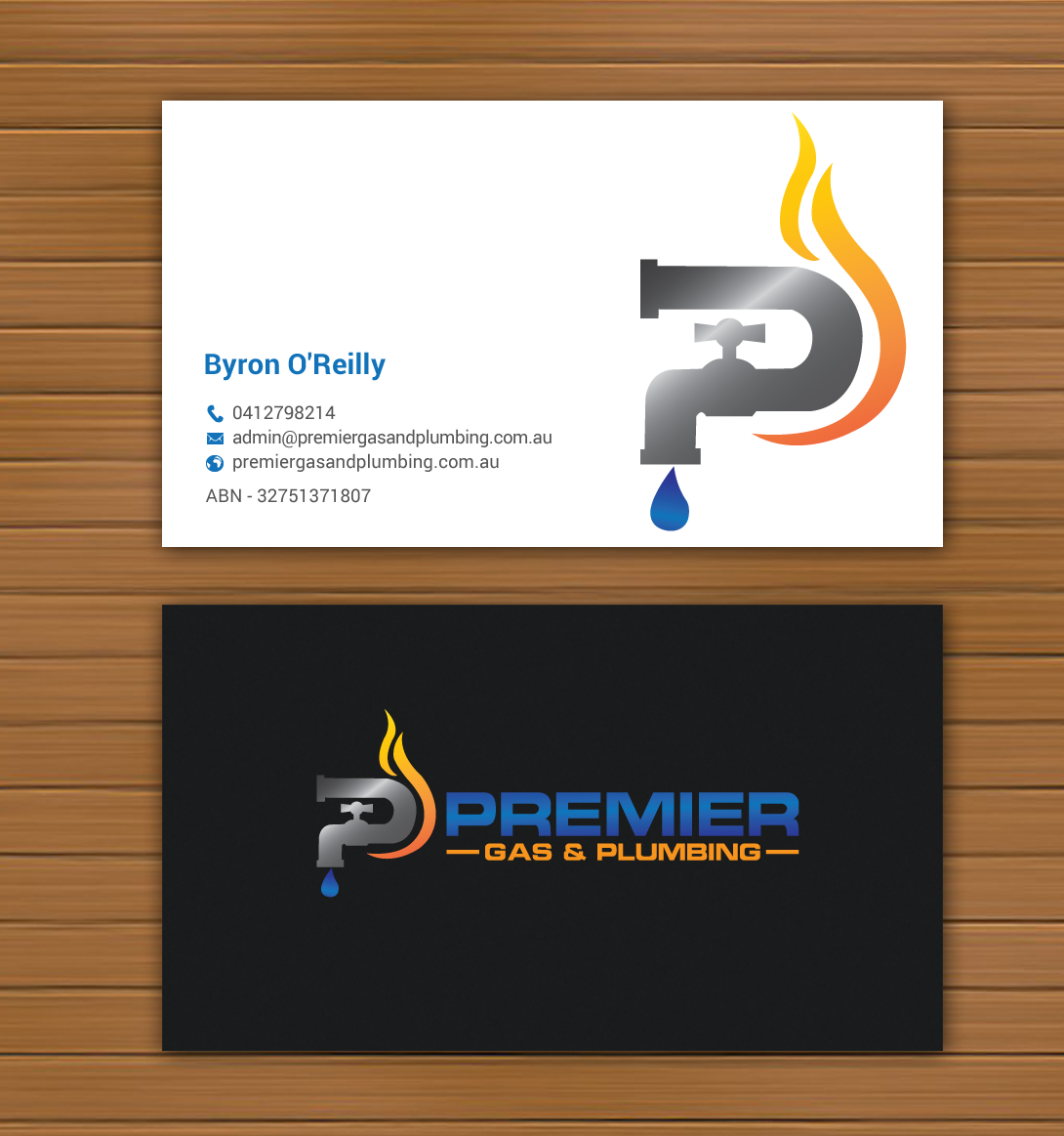Business Card Design by chandrayaan.creative for Premier Gas & Plumbing | Design #21542902