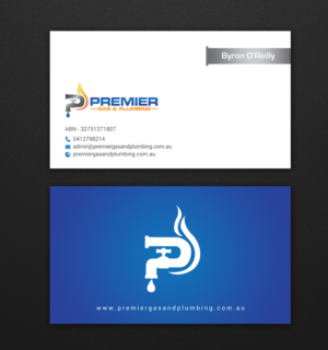 Business Card Design by chandrayaan.creative for Premier Gas & Plumbing | Design: #21542903