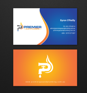 Business Card Design by chandrayaan.creative for Premier Gas & Plumbing | Design: #21542907