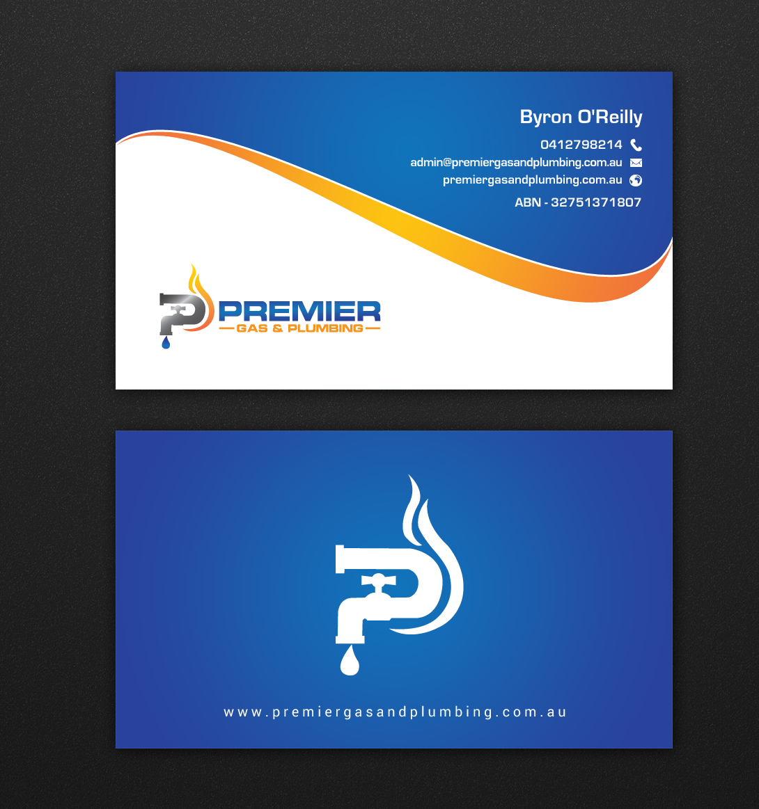 Business Card Design by chandrayaan.creative for Premier Gas & Plumbing | Design #21542912