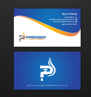 Business Card Design by chandrayaan.creative for Premier Gas & Plumbing | Design: #21542912