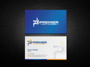 Business Card Design by mdreyad for Premier Gas & Plumbing | Design: #21531725