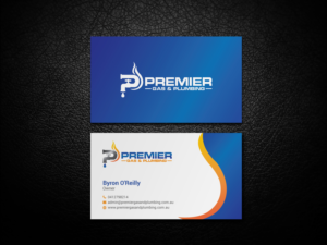 Business Card Design by mdreyad for Premier Gas & Plumbing | Design: #21531851