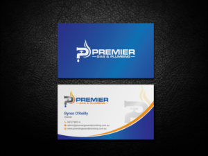 Premier Gas and Plumbing Business Card Design | Business Card Design by mdreyad
