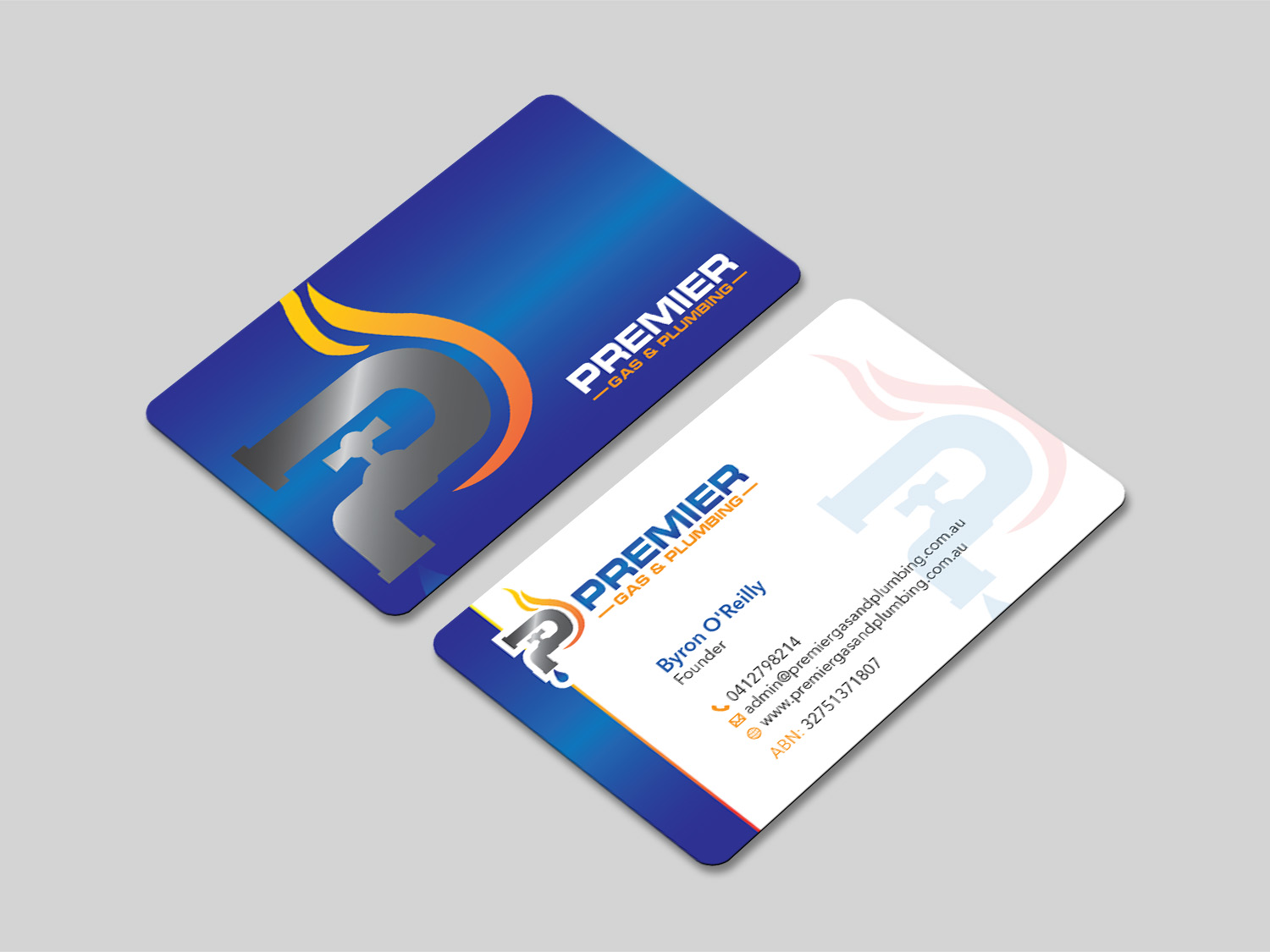Business Card Design by MDesign for Premier Gas & Plumbing | Design #21523630