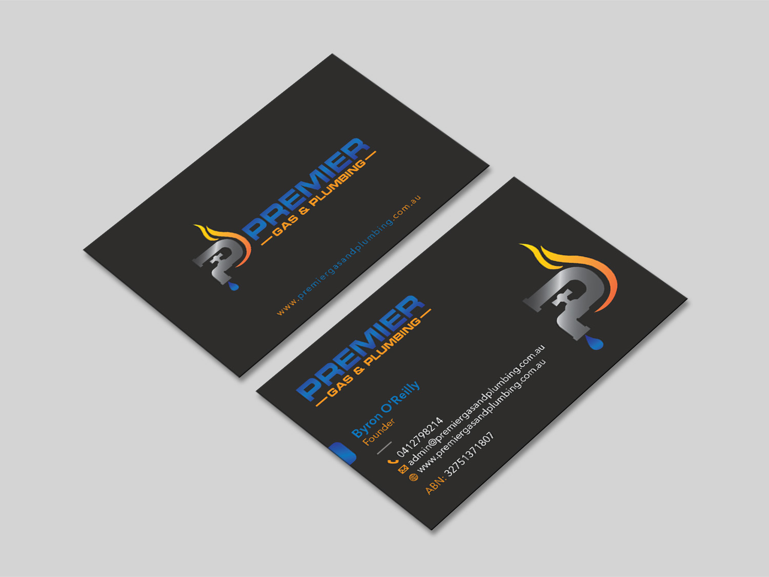 Business Card Design by MDesign for Premier Gas & Plumbing | Design #21523632