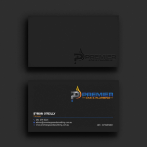 Business Card Design by Sujan4art for Premier Gas & Plumbing | Design: #21558850