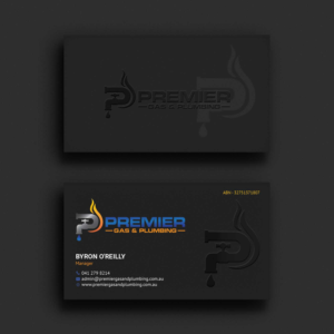 Business Card Design by Sujan4art for Premier Gas & Plumbing | Design: #21558852