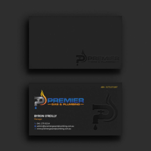 Business Card Design by Sujan4art for Premier Gas & Plumbing | Design: #21558855