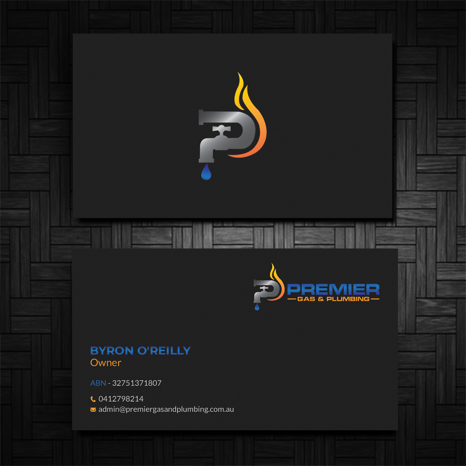 Business Card Design by Srabon55014 for Premier Gas & Plumbing | Design #21542670