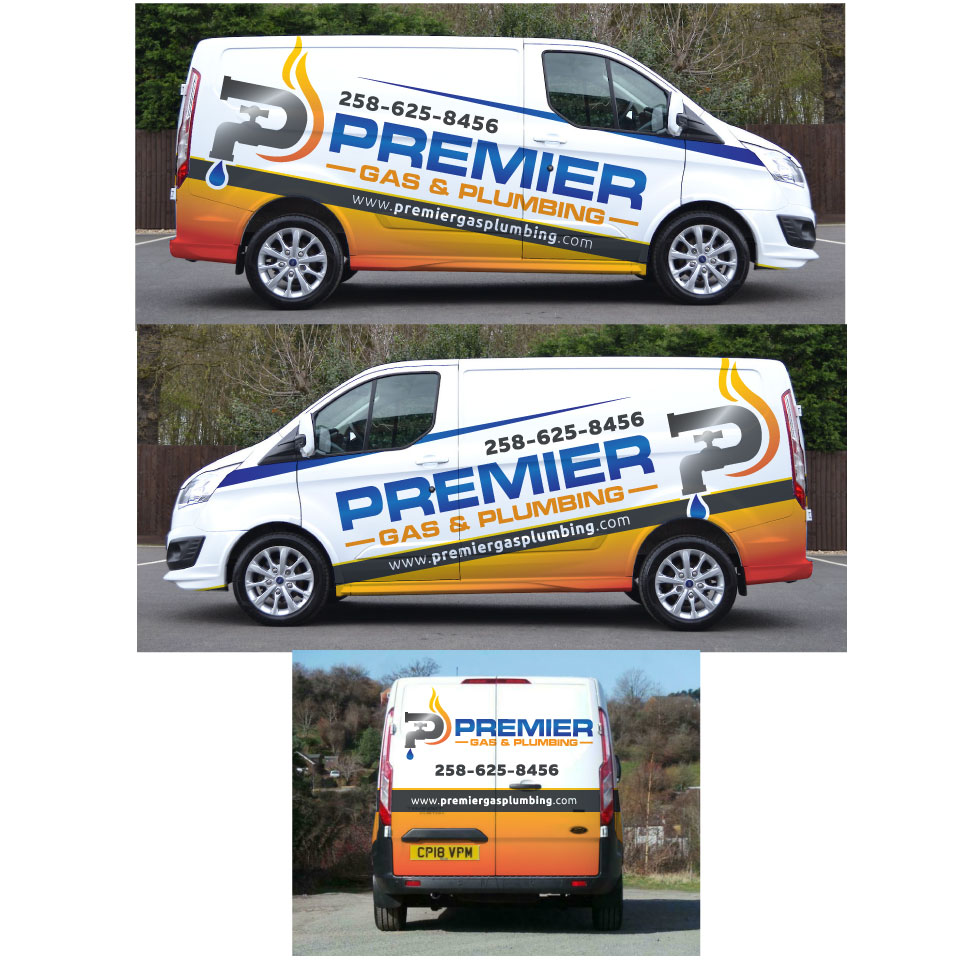 Car Wrap Design by Yoga Tri for Premier Gas & Plumbing | Design #21561551