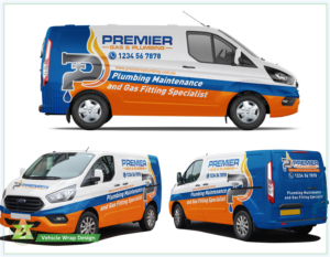 Plumbing Van Vehicle Signage | Car Wrap Design by Azhoeck