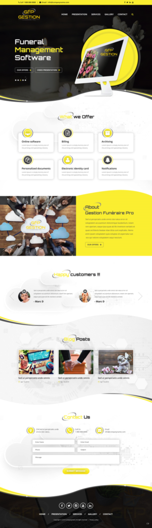 Web Design by pb for AD Websys SPRL | Design: #21527587