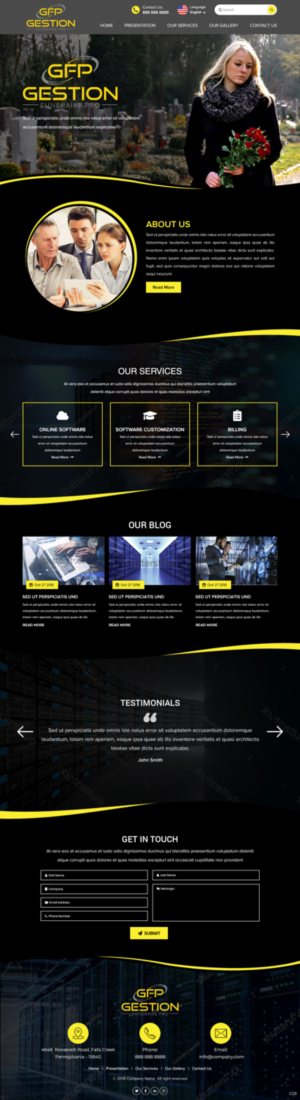 Diseño Web por pb para AD Websys SPRL | Diseño #21527588