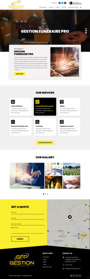 Web Design by pb for AD Websys SPRL | Design: #21527593