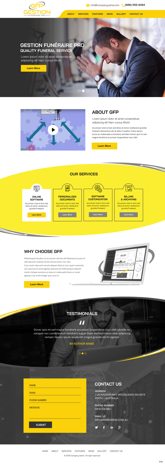 Web Design by pb for AD Websys SPRL | Design #21527594