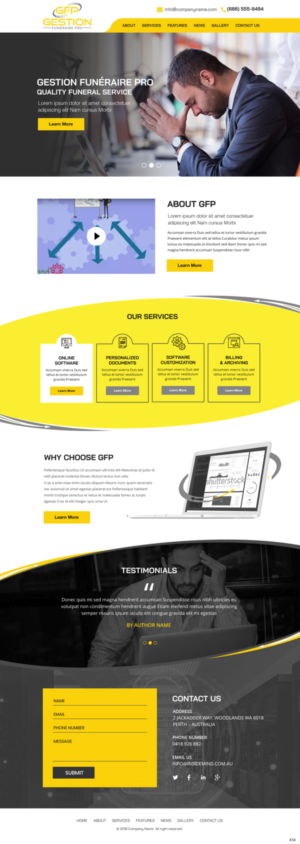 Web Design by pb for AD Websys SPRL | Design: #21527594