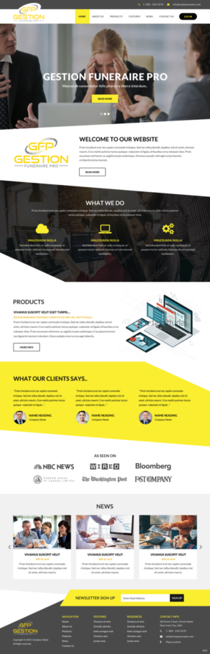 Web Design by pb for AD Websys SPRL | Design: #21534257