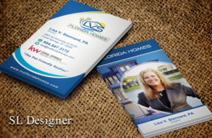 Unique Beautiful Realtor business card | Visitenkarten-Design von SL Designer