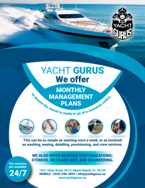 Design de Flyer par designgreen pour Yacht Gurus, inc | Design : #21523743