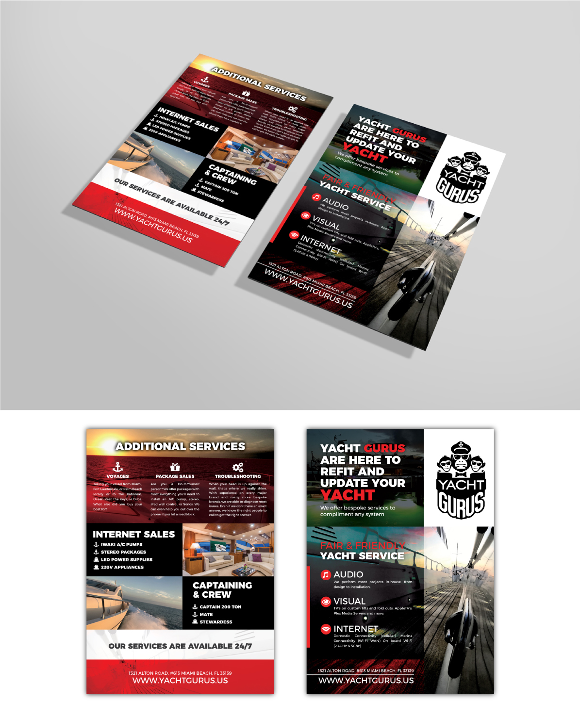 Flyer Design by Impressive Solutions for Yacht Gurus, inc | Design #21551250