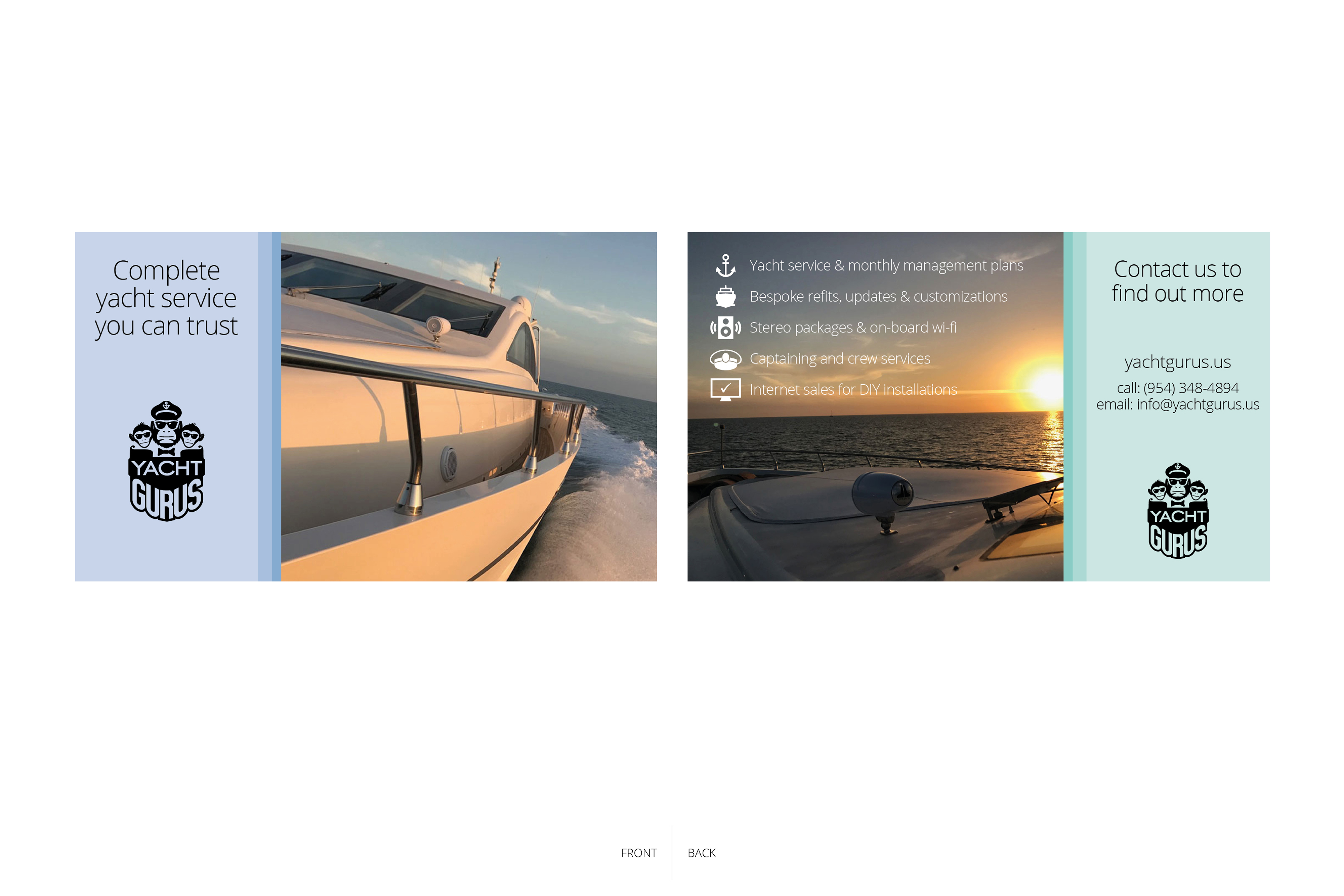 Flyer Design by JayTee for Yacht Gurus, inc | Design #21562789