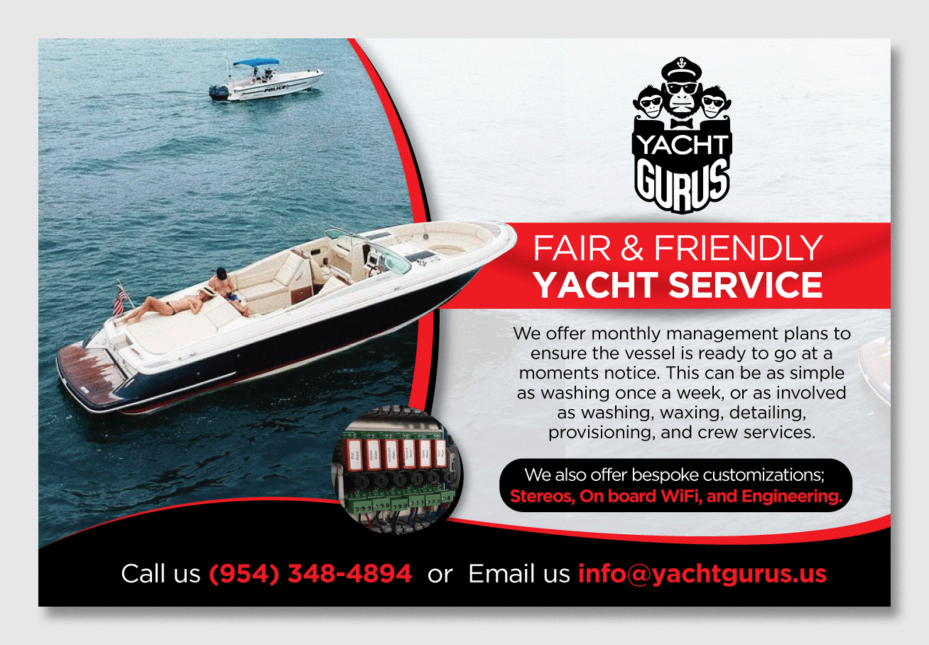 Flyer Design by D Creative for Yacht Gurus, inc | Design #21558034
