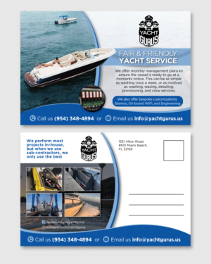 Design de Flyer par D Creative pour Yacht Gurus, inc | Design : #21561154