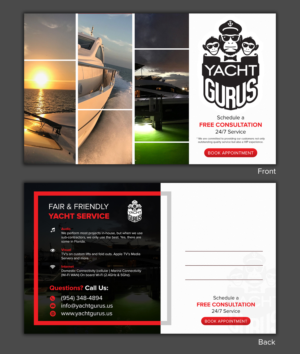 Yacht Management in Miami & Ft Lauderdale (2019Q2) | Diseño de Flyer por SAI DESIGNS
