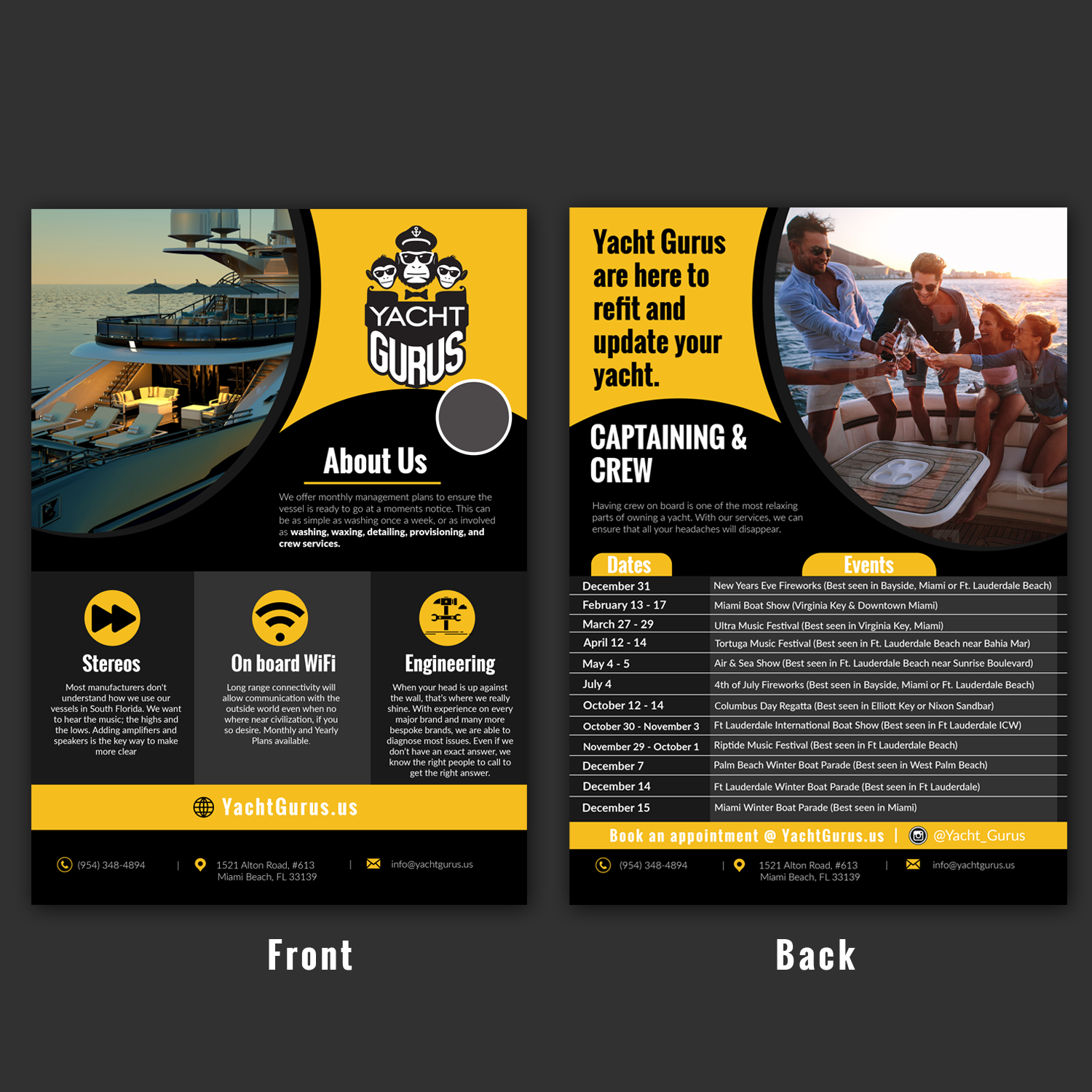 Flyer-Design von Schöpfer für Yacht Gurus, inc | Design #21627255