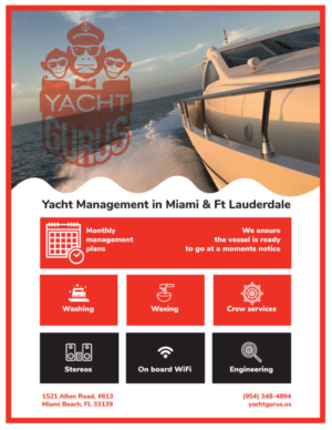Design de Flyer par Ismael chery pour Yacht Gurus, inc | Design #21548198