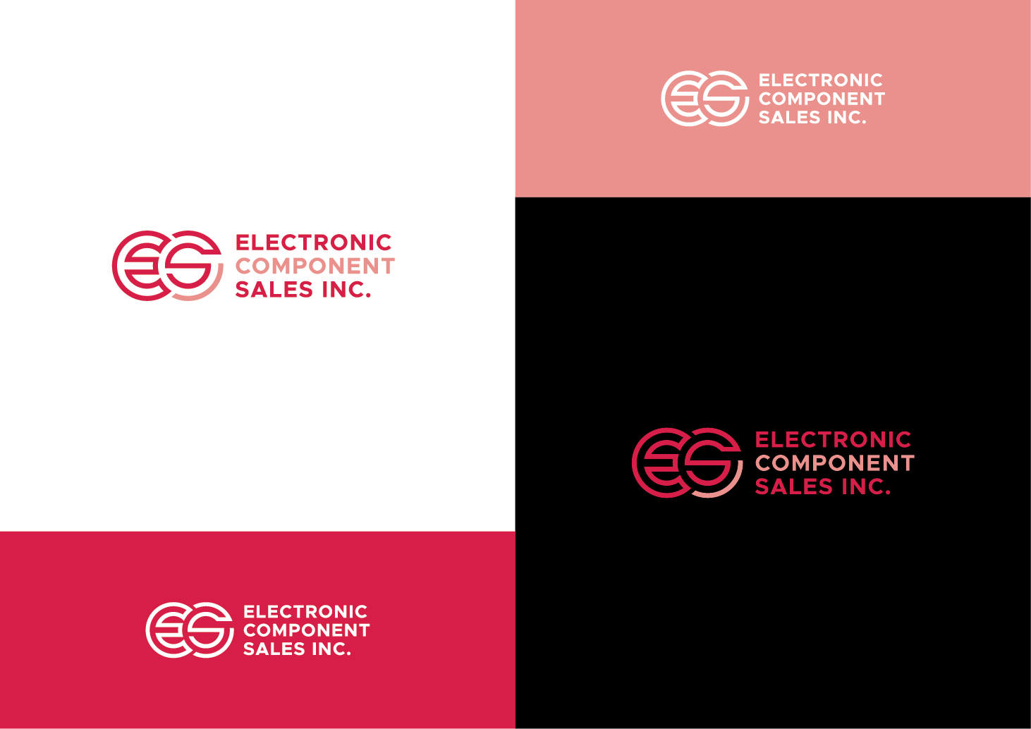 Logo Design for Electronic Component Sales Inc. ECS by art by SUGU
