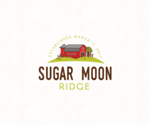 Sugar Moon Ridge established March 11, 2017 (or 3/11/2017) | Logo Design by 91.kremena.petrova