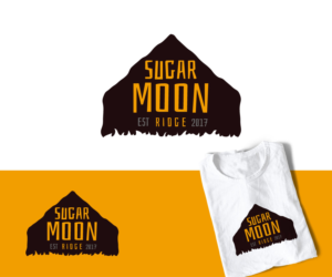 Sugar Moon Ridge established March 11, 2017 (or 3/11/2017) | Logo Design by TRHZ