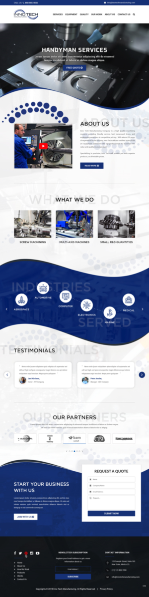 Web Design by pb for this project | Design: #21527527