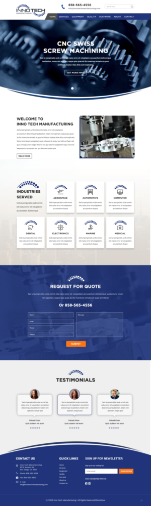 Web Design by pb for this project | Design: #21527528