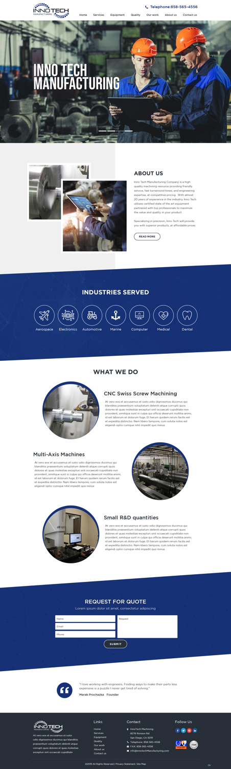 Web Design by pb for this project | Design: #21527529