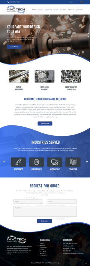 Web Design by pb for this project | Design: #21527535