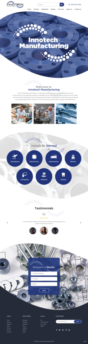 Web Design by pb for this project | Design: #21527536