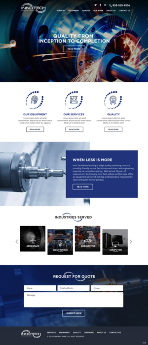Web Design by pb for this project | Design: #21527539