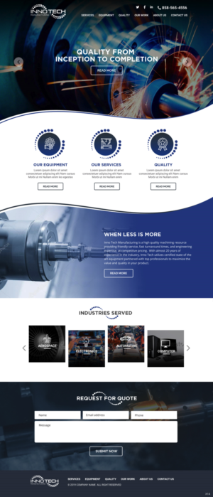 Web Design by pb for this project | Design: #21527540