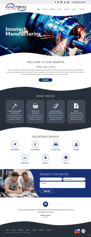 Web Design by pb for this project | Design: #21527541