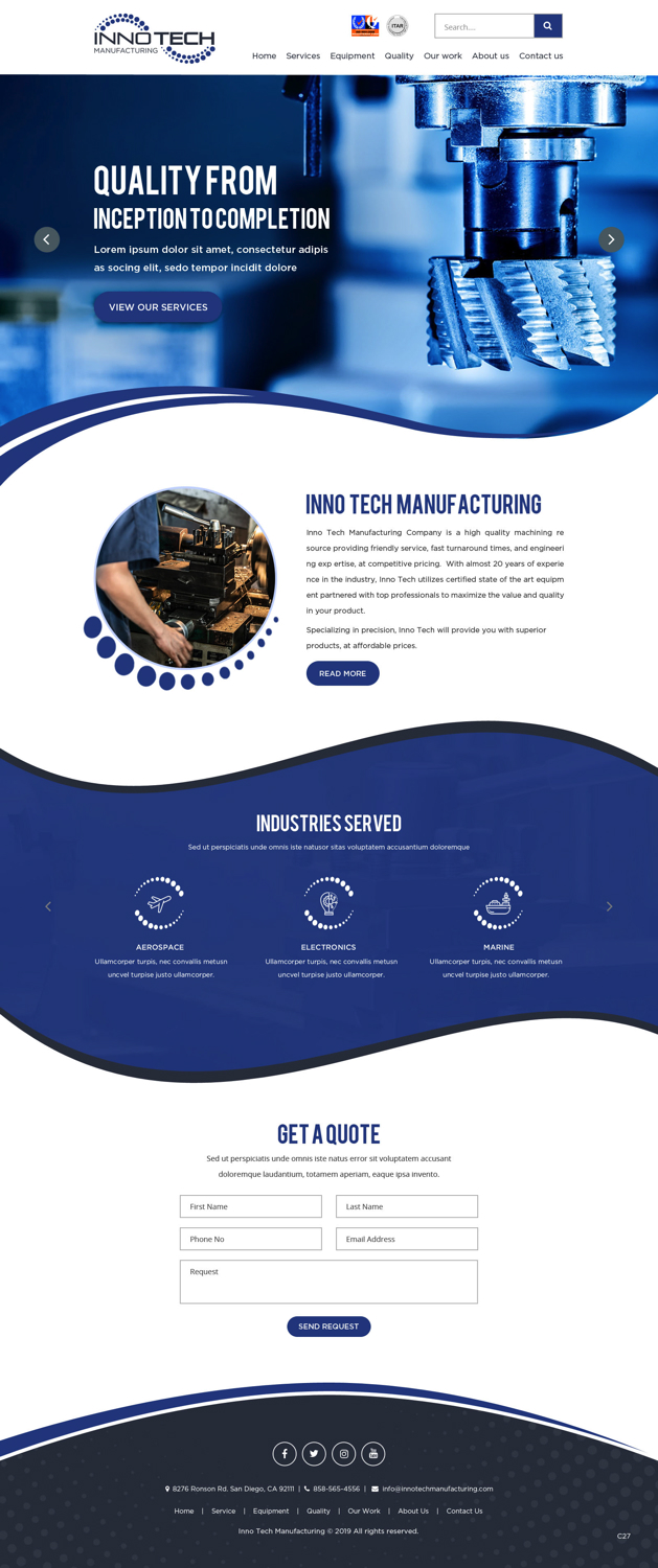 Web Design by pb for this project | Design #21534259