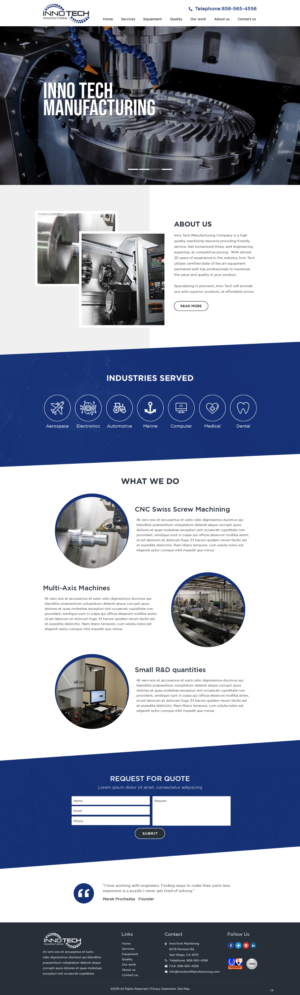 Web Design by pb for this project | Design: #21899500