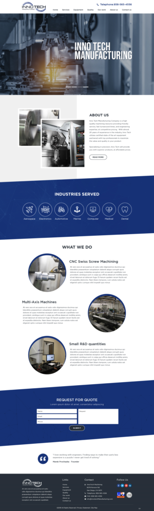 Web Design by pb for this project | Design: #21899501