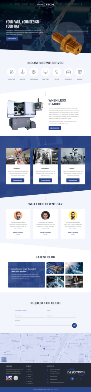 Web Design par rightway pour ce projet | Design : #21520004